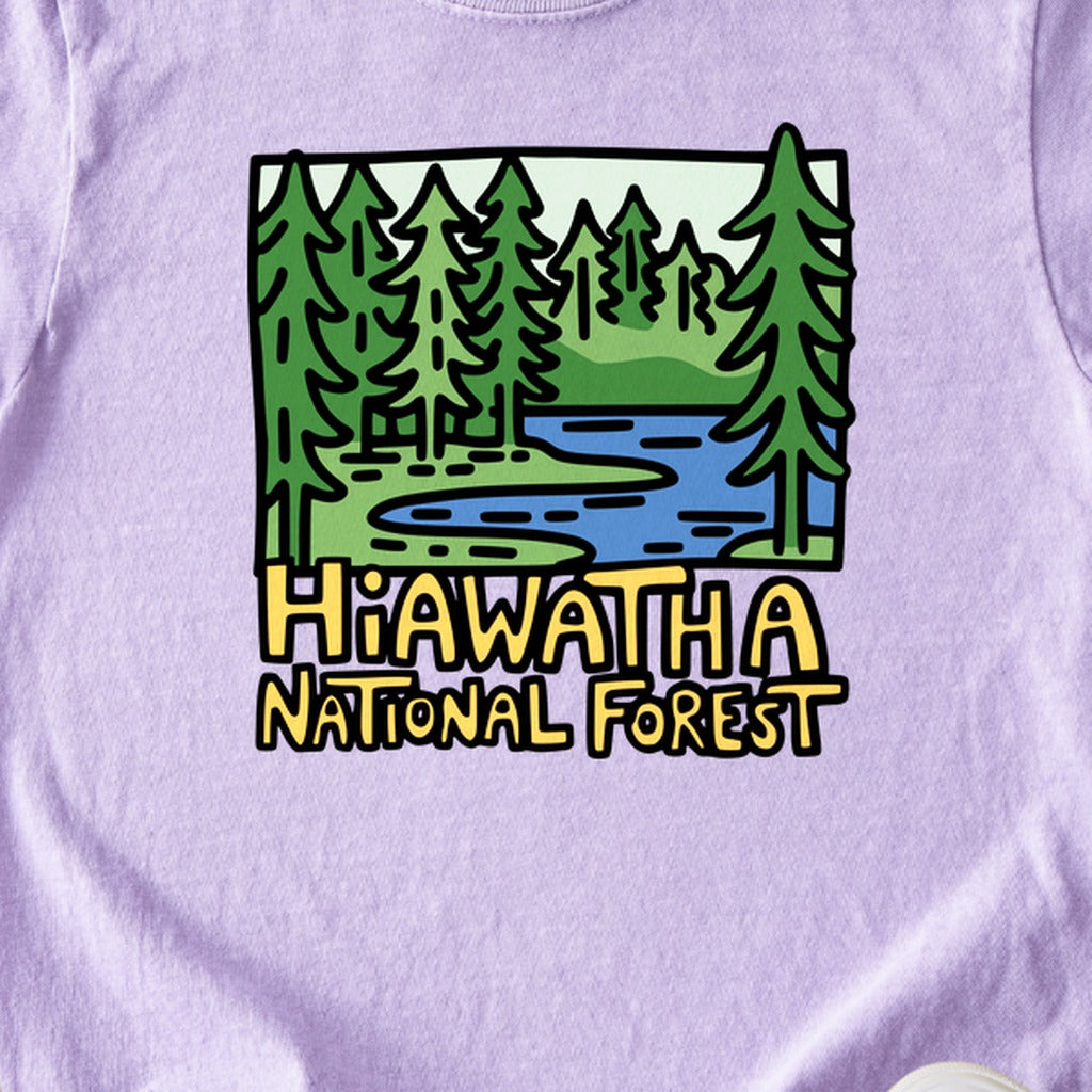 Hiawatha National Forest Kids Cotton T-Shirt