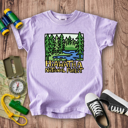 Hiawatha National Forest Kids Cotton T-Shirt