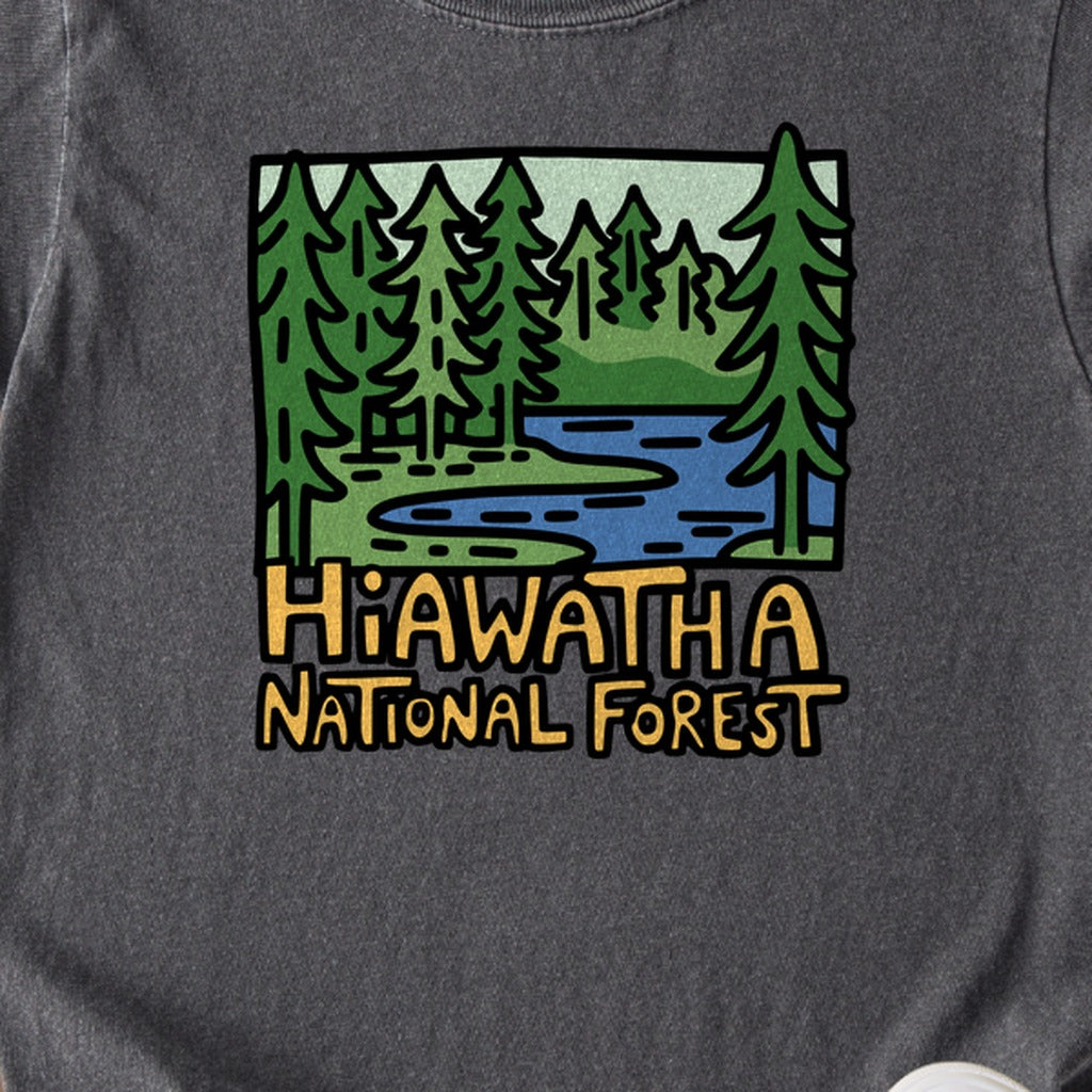 Hiawatha National Forest Kids Cotton T-Shirt