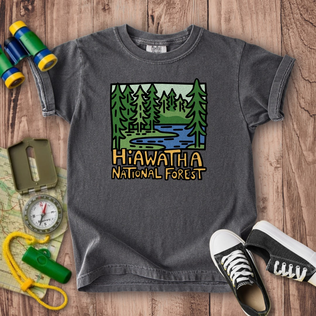 Hiawatha National Forest Kids Cotton T-Shirt