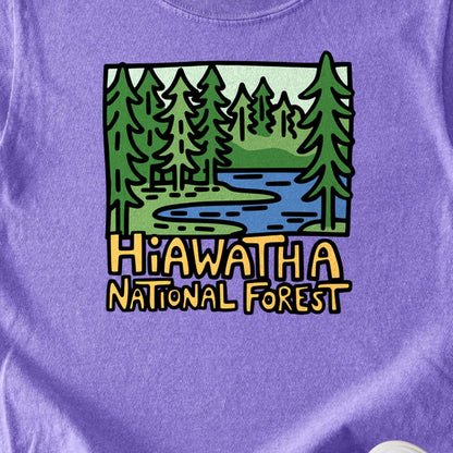 Hiawatha National Forest Kids Cotton T-Shirt
