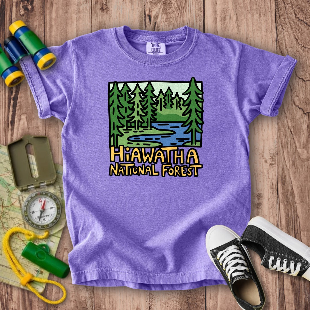Hiawatha National Forest Kids Cotton T-Shirt