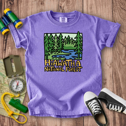 Hiawatha National Forest Kids Cotton T-Shirt