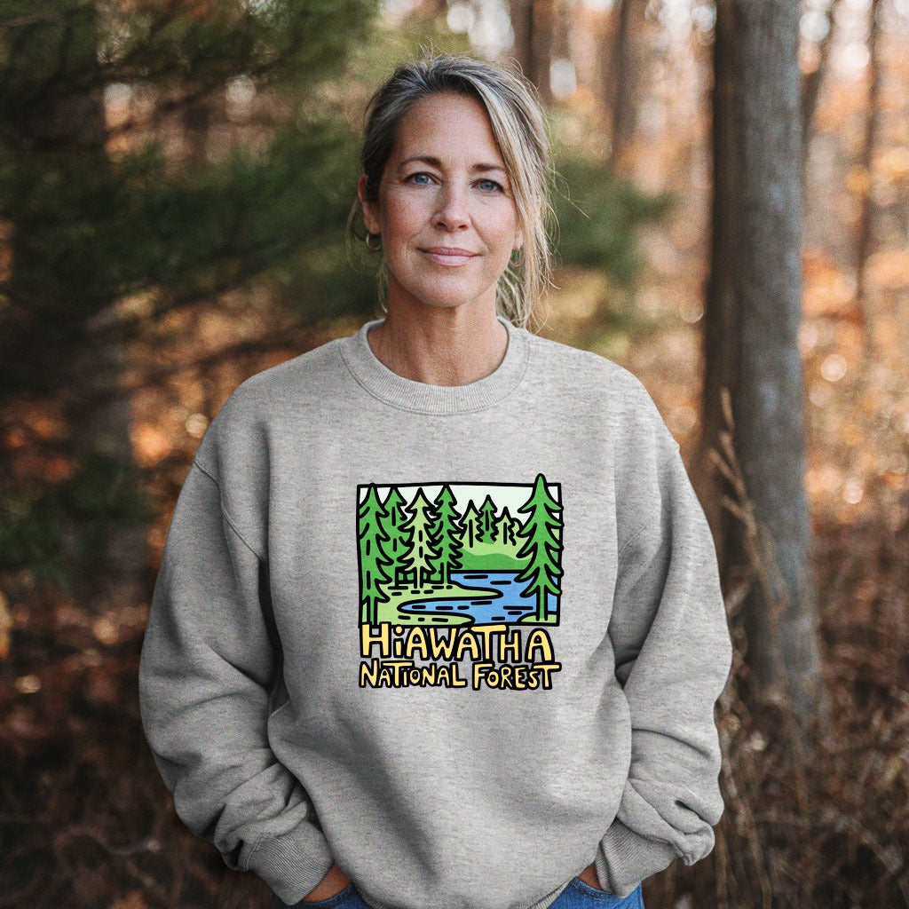 Hiawatha National Forest Crewneck Sweatshirt