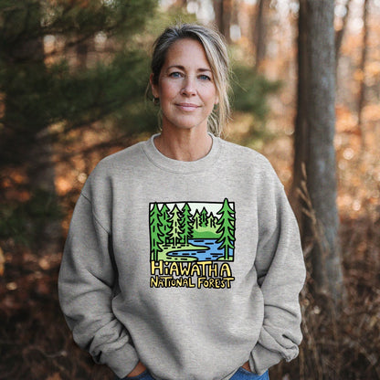 Hiawatha National Forest Crewneck Sweatshirt