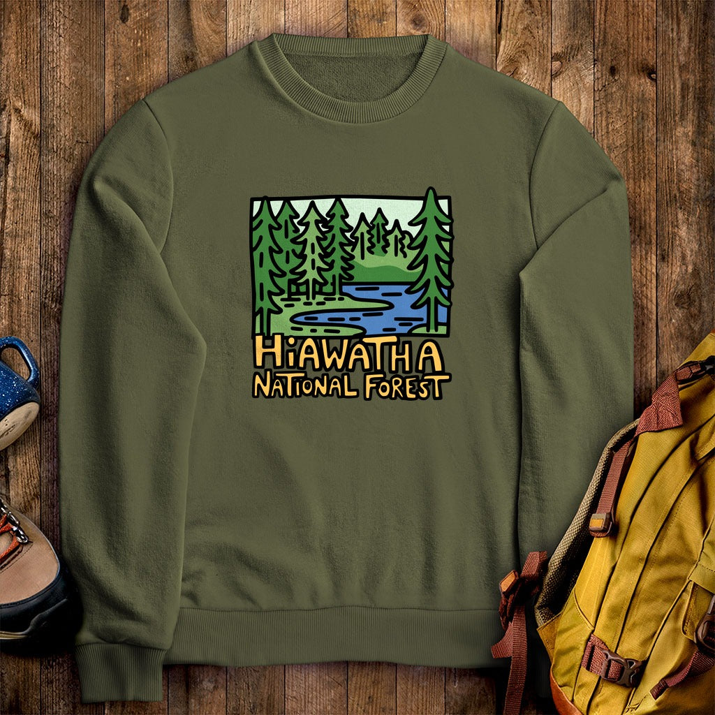 Hiawatha National Forest Crewneck Sweatshirt