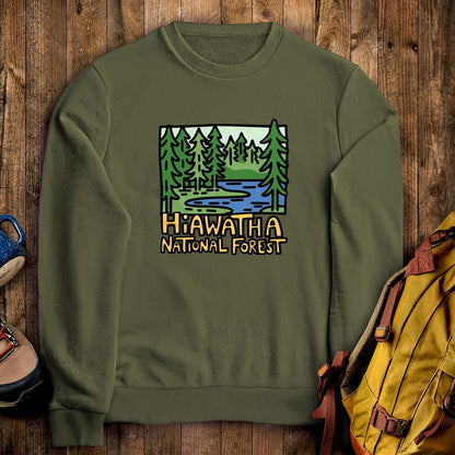 Hiawatha National Forest Crewneck Sweatshirt