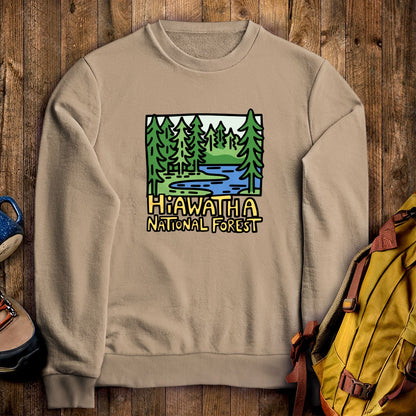 Hiawatha National Forest Crewneck Sweatshirt