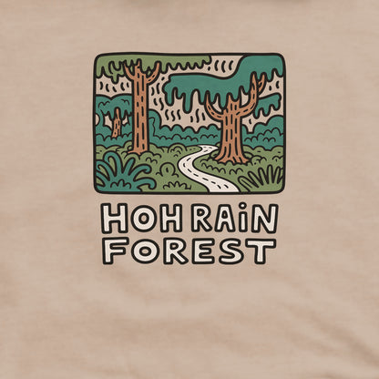 Hoh Rain Forest Hoodie Adventure and Outdoors Themed Hoodie