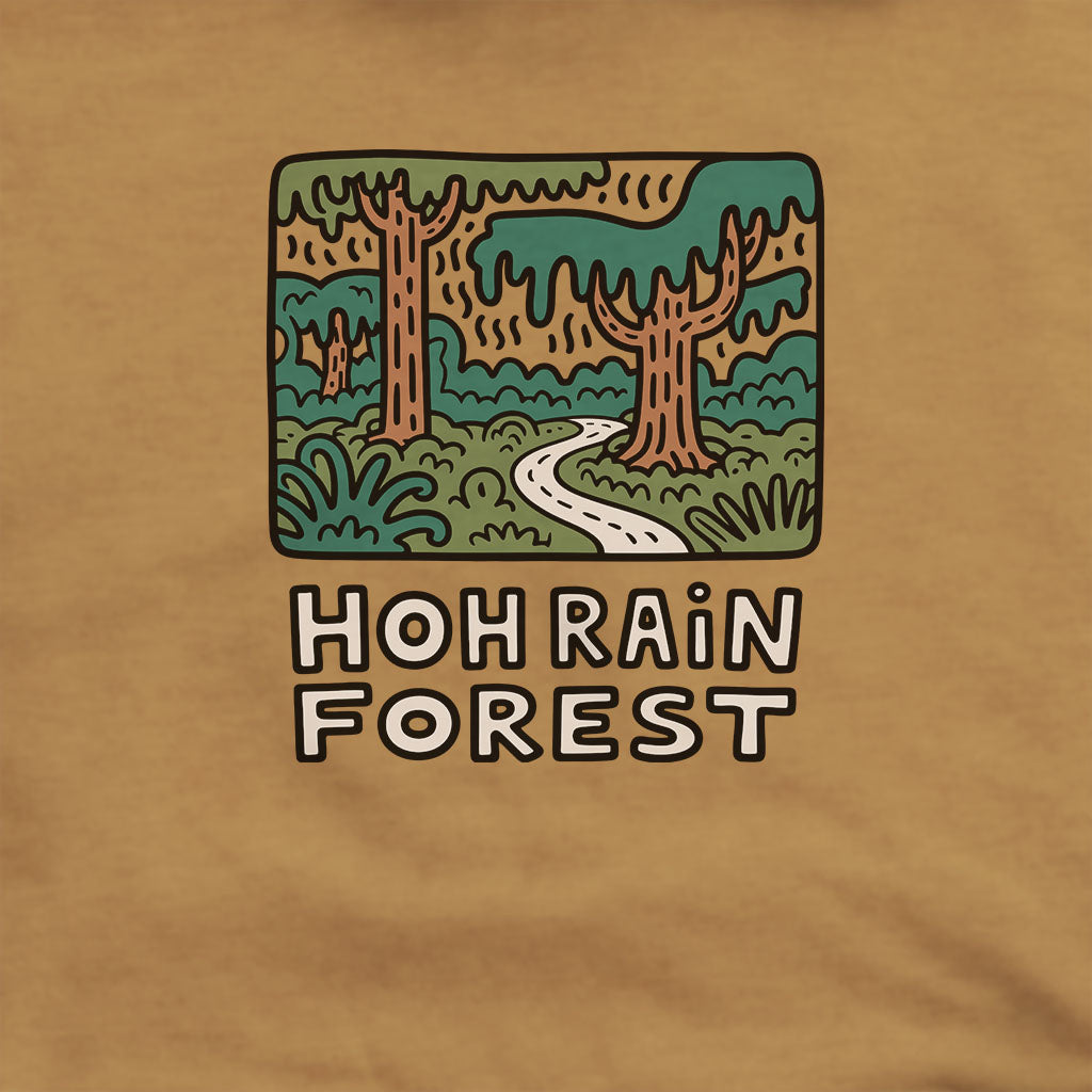 Hoh Rain Forest Hoodie Adventure and Outdoors Themed Hoodie