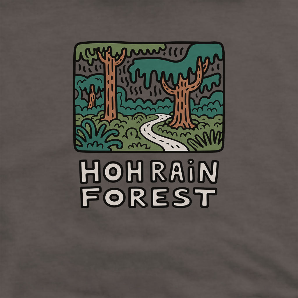 Hoh Rain Forest Hoodie Adventure and Outdoors Themed Hoodie