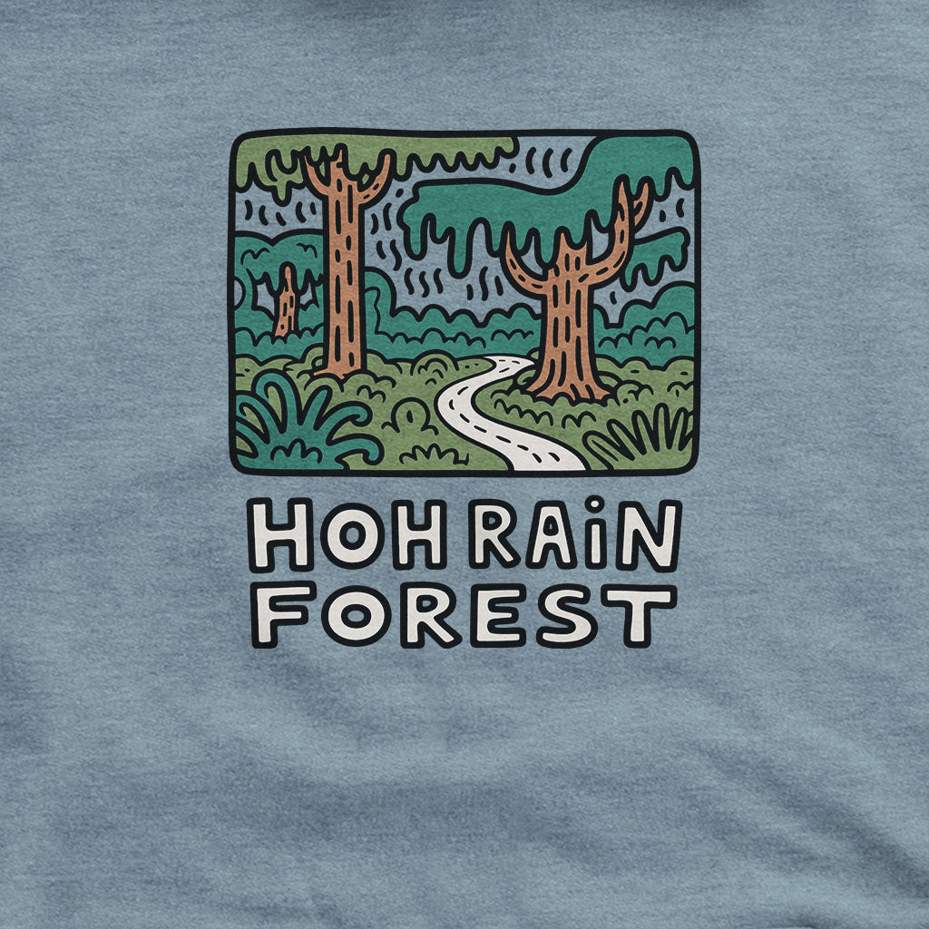 Hoh Rain Forest Hoodie Adventure and Outdoors Themed Hoodie