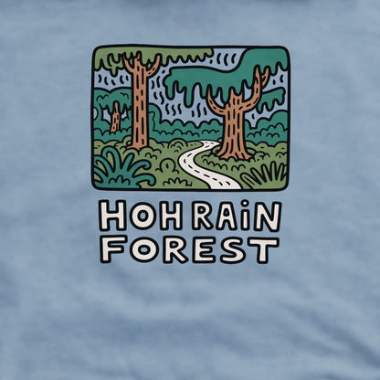 Hoh Rain Forest Crewneck Sweatshirt Adventure and Outdoors Themed Sweatshirt