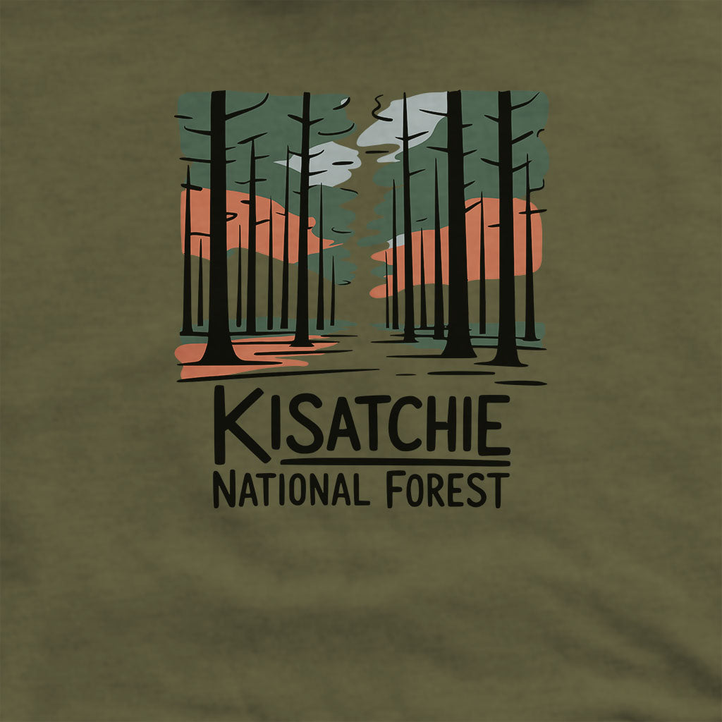 Kisatchie National Forest Hoodie Adventure and Outdoors Themed Hoodie