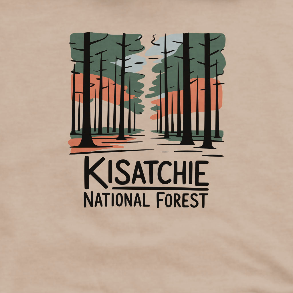 Kisatchie National Forest Crewneck Sweatshirt Adventure and Outdoors Themed Sweatshirt
