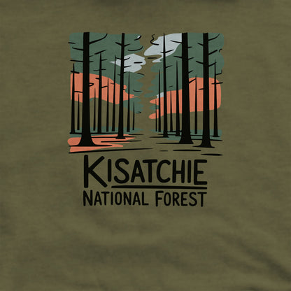 Kisatchie National Forest Crewneck Sweatshirt Adventure and Outdoors Themed Sweatshirt