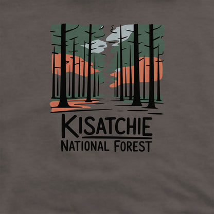Kisatchie National Forest Crewneck Sweatshirt Adventure and Outdoors Themed Sweatshirt