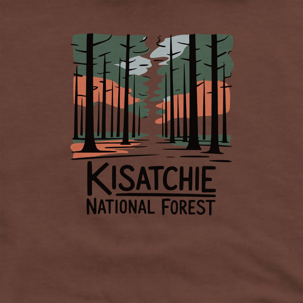 Kisatchie National Forest Crewneck Sweatshirt Adventure and Outdoors Themed Sweatshirt