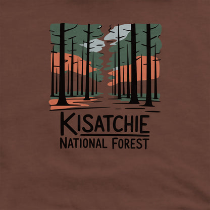 Kisatchie National Forest Crewneck Sweatshirt Adventure and Outdoors Themed Sweatshirt