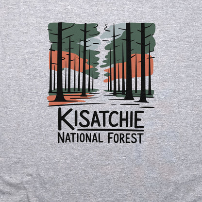 Kisatchie National Forest Crewneck Sweatshirt Adventure and Outdoors Themed Sweatshirt