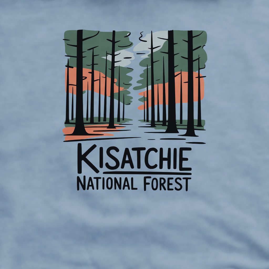 Kisatchie National Forest Crewneck Sweatshirt Adventure and Outdoors Themed Sweatshirt