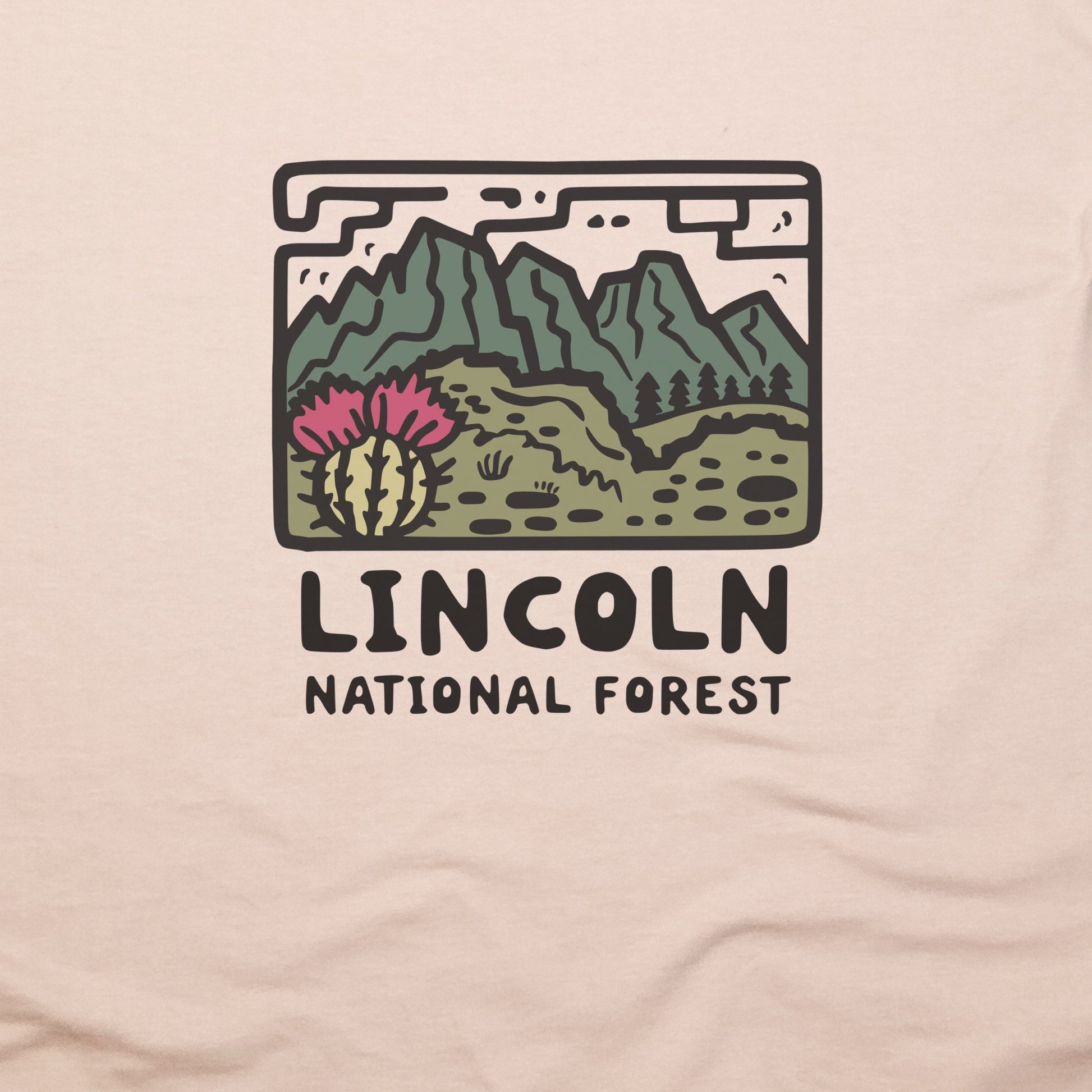 Lincoln National Forest T-Shirt Adventure and Outdoors Themed T-Shirt