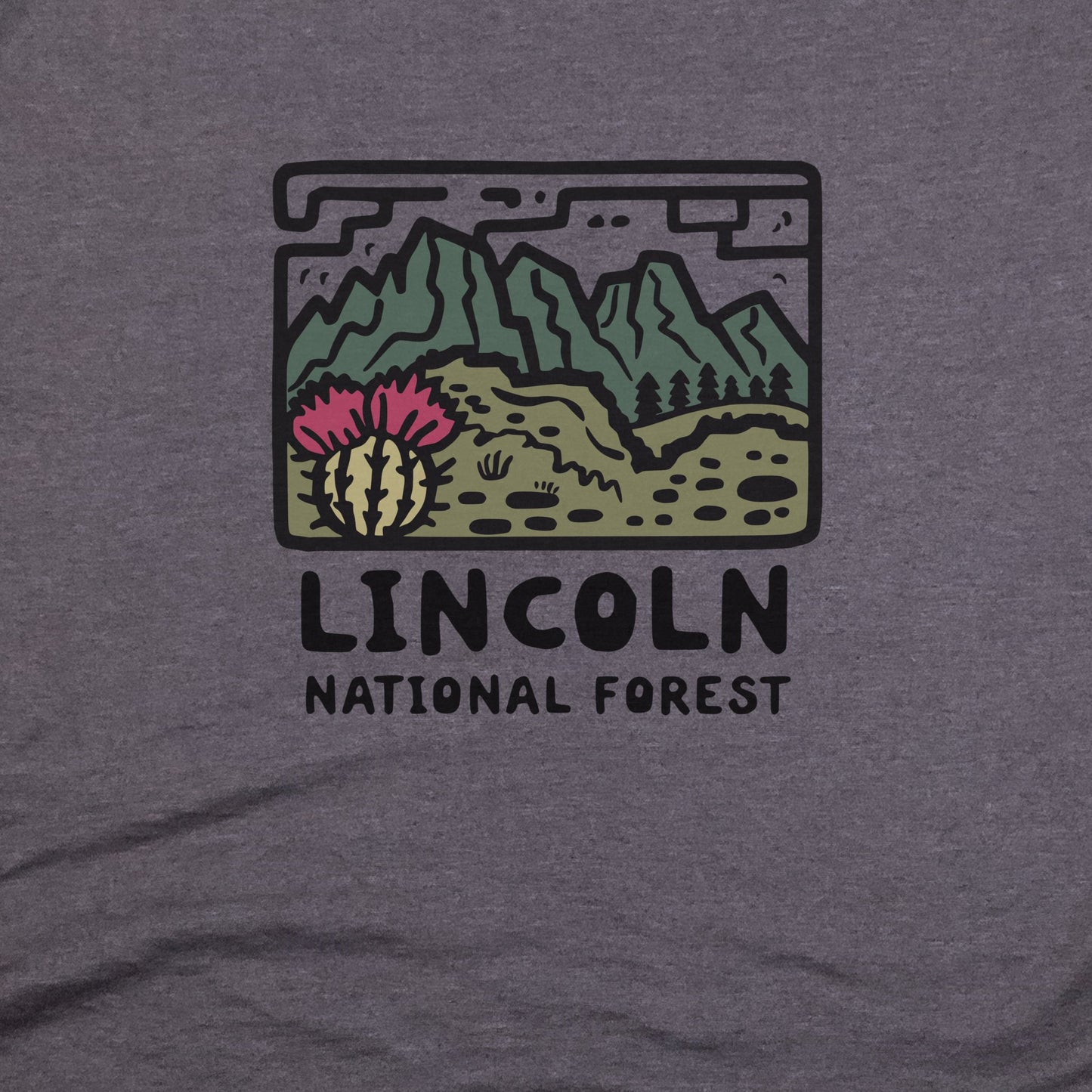 Lincoln National Forest T-Shirt Adventure and Outdoors Themed T-Shirt