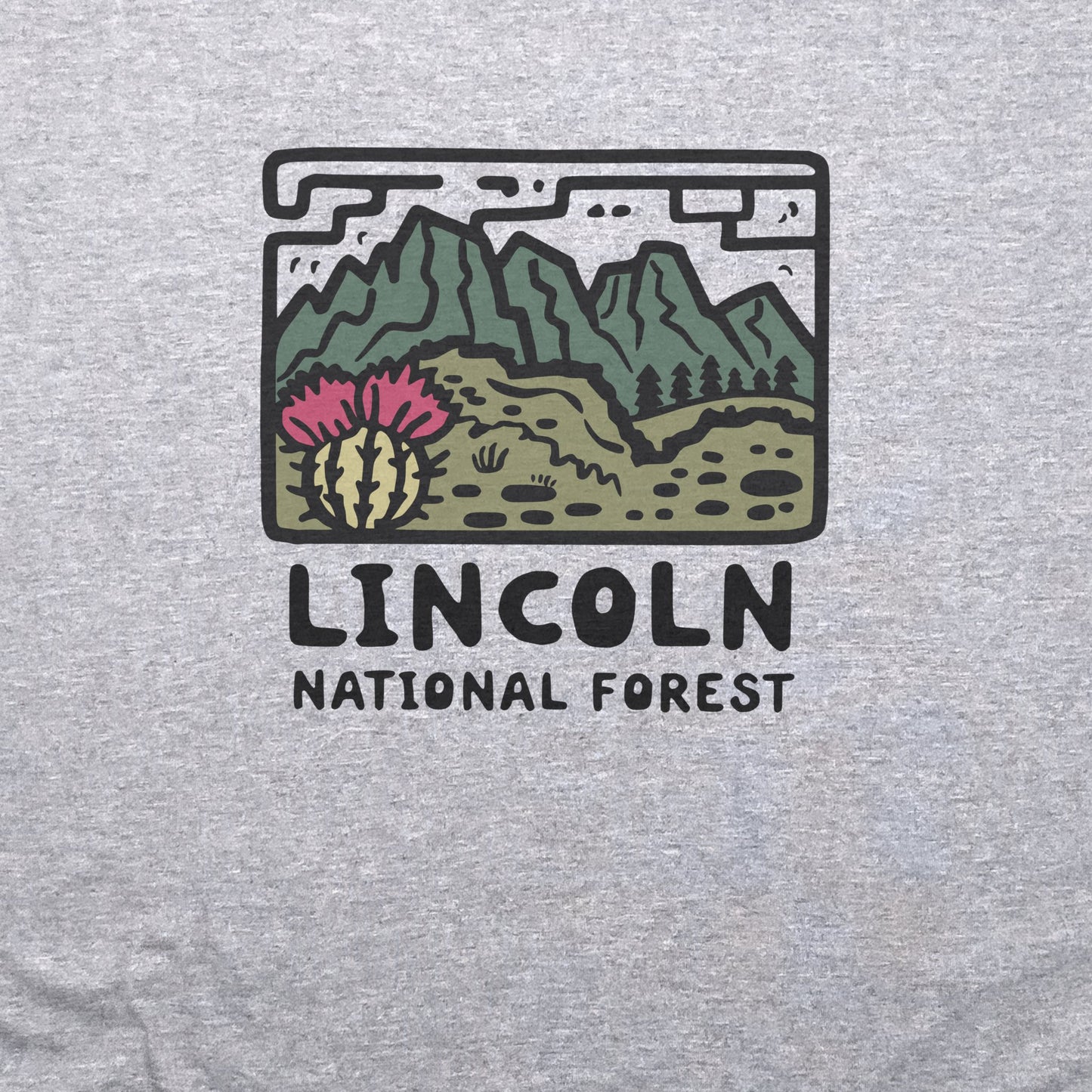Lincoln National Forest T-Shirt Adventure and Outdoors Themed T-Shirt