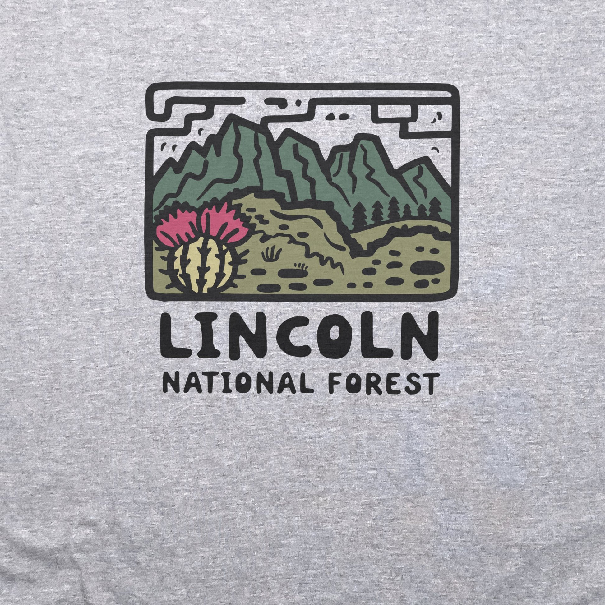 Lincoln National Forest T-Shirt Adventure and Outdoors Themed T-Shirt