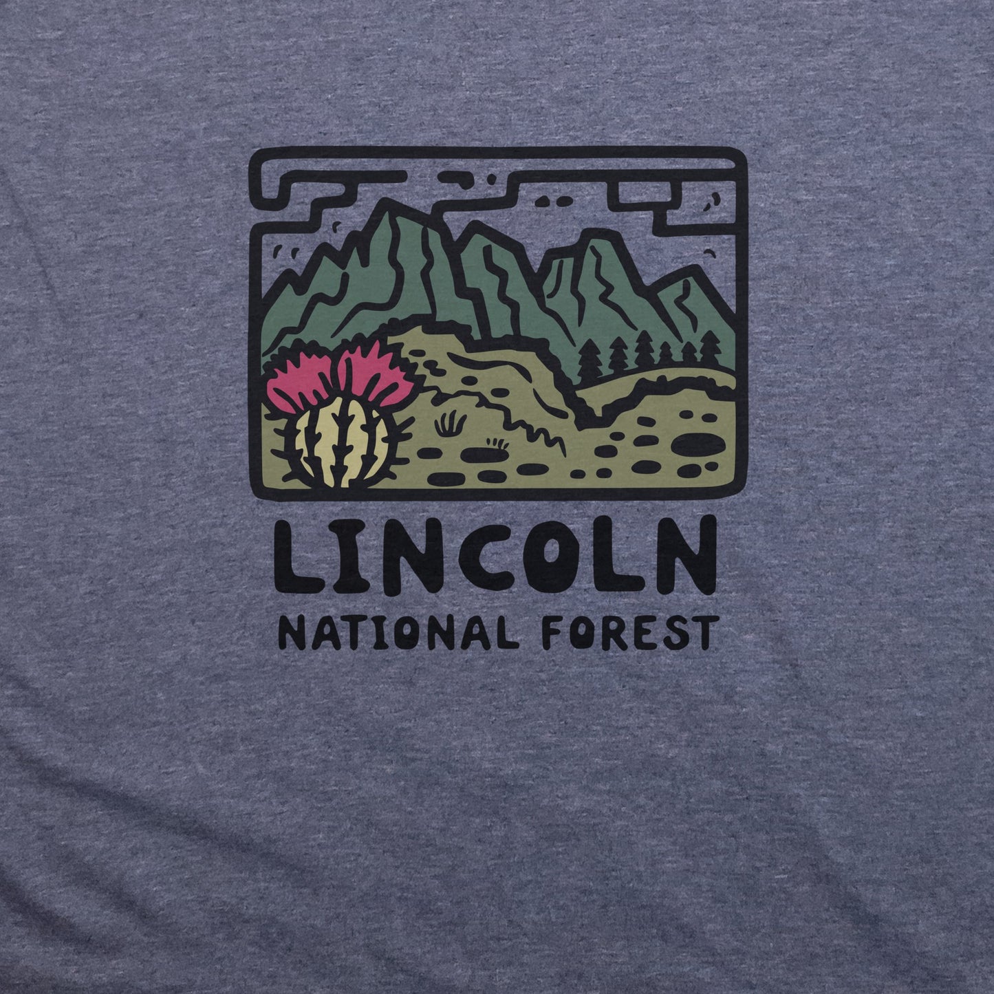 Lincoln National Forest T-Shirt Adventure and Outdoors Themed T-Shirt