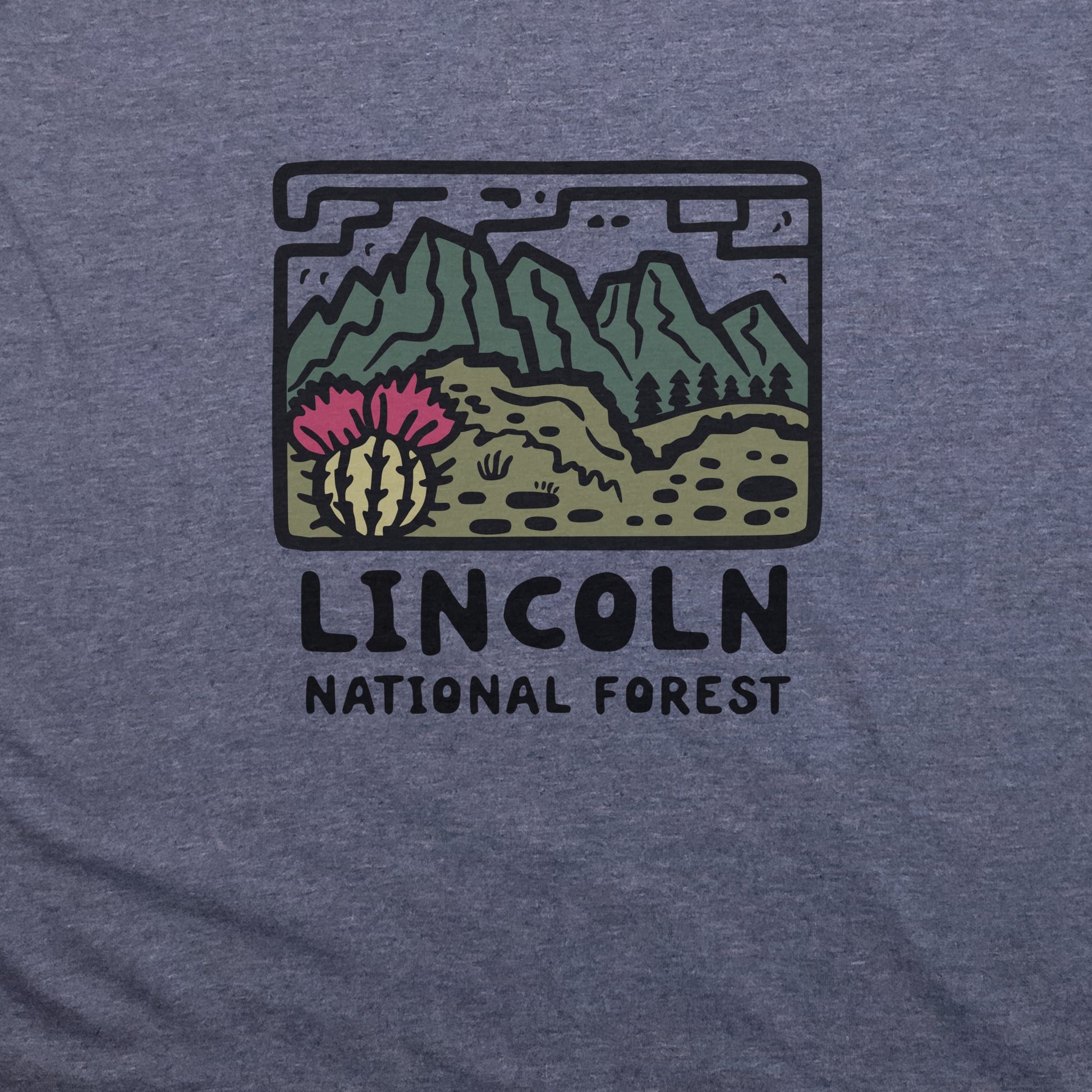 Lincoln National Forest T-Shirt Adventure and Outdoors Themed T-Shirt