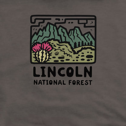 Lincoln National Forest Crewneck Sweatshirt Adventure and Outdoors Themed Sweatshirt