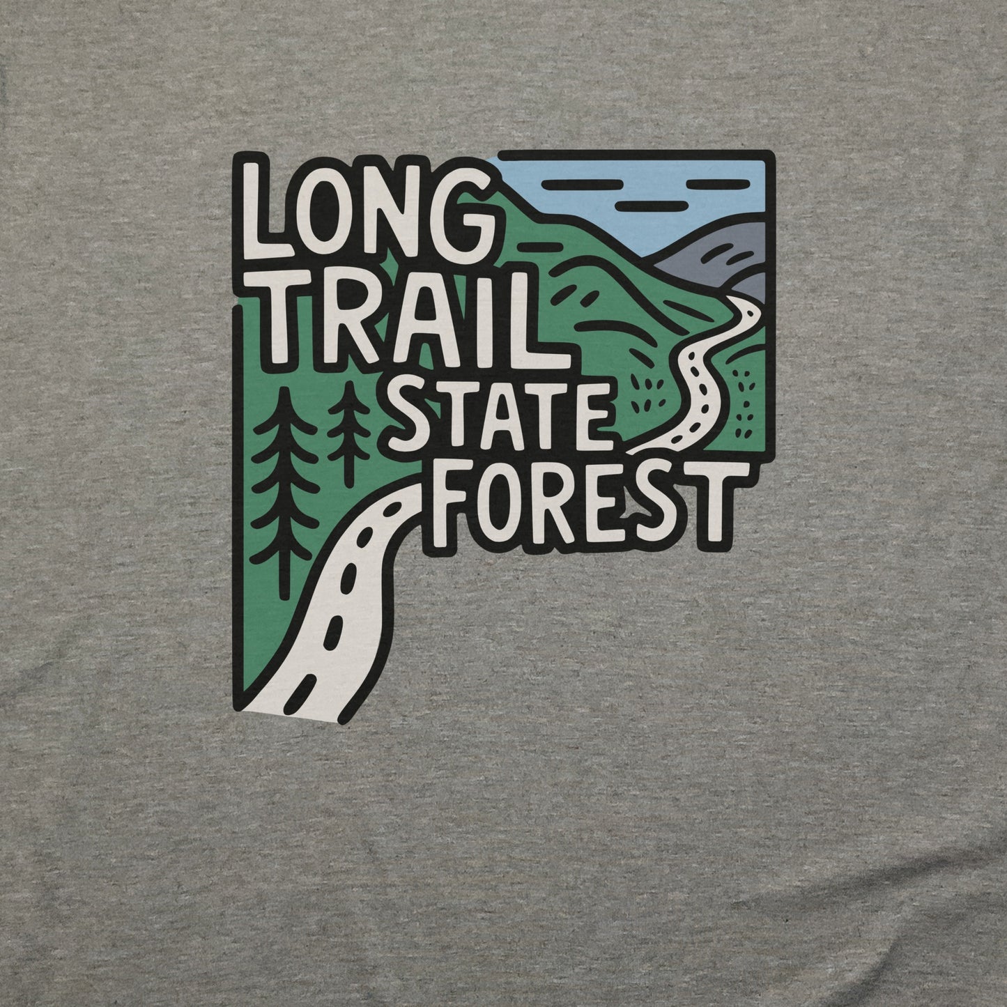 Long Trail State Forest T-Shirt Adventure and Outdoors Themed T-Shirt
