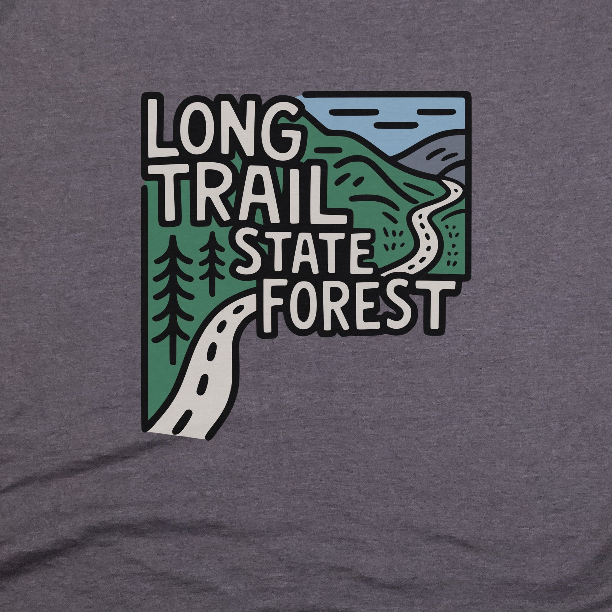 Long Trail State Forest T-Shirt Adventure and Outdoors Themed T-Shirt