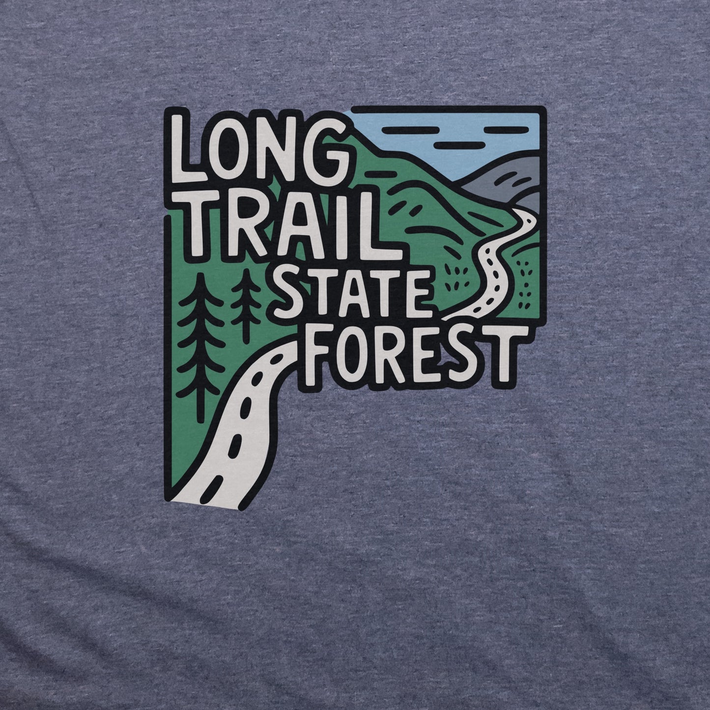 Long Trail State Forest T-Shirt Adventure and Outdoors Themed T-Shirt