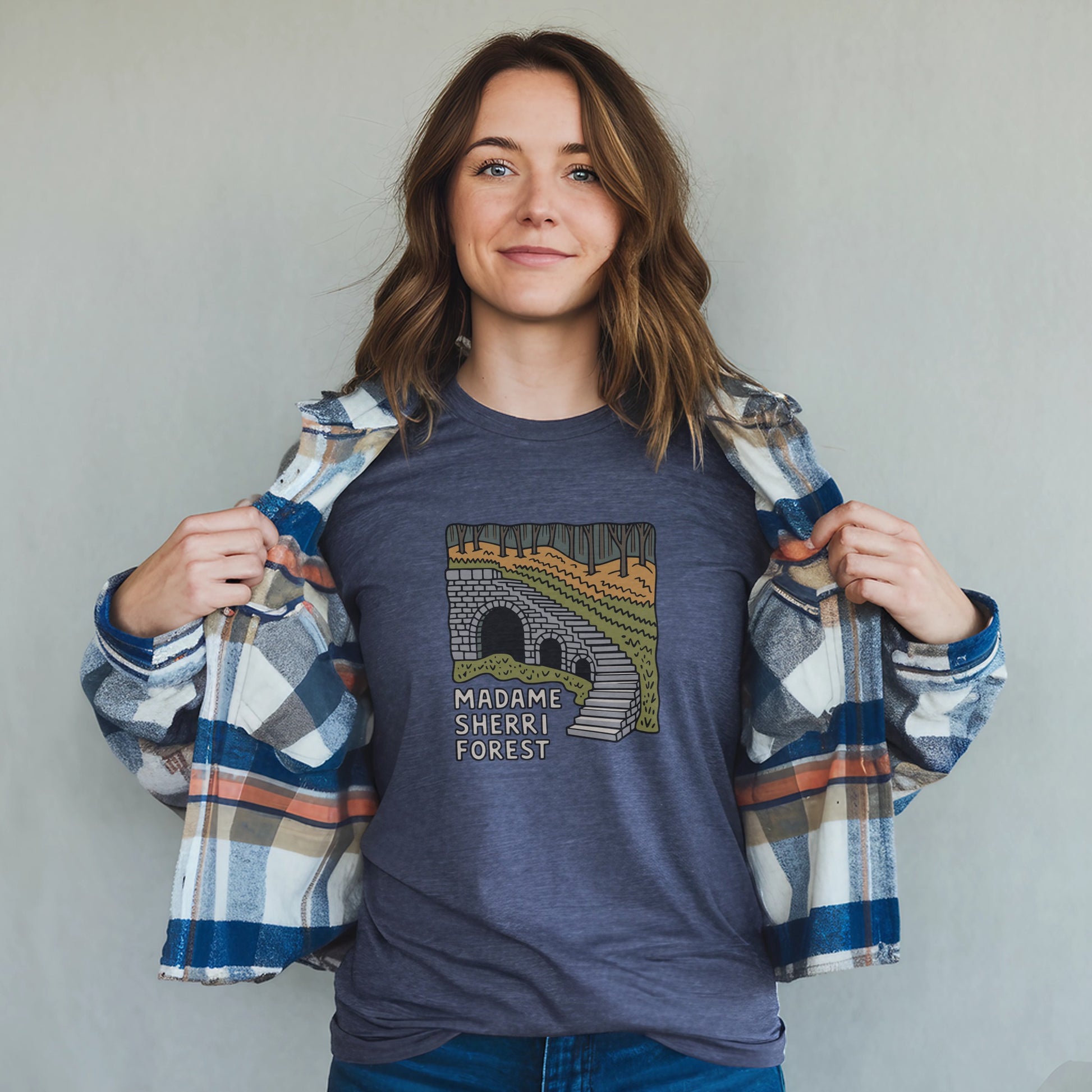 Madame Sherri Forest T-Shirt Adventure and Outdoors Themed T-Shirt