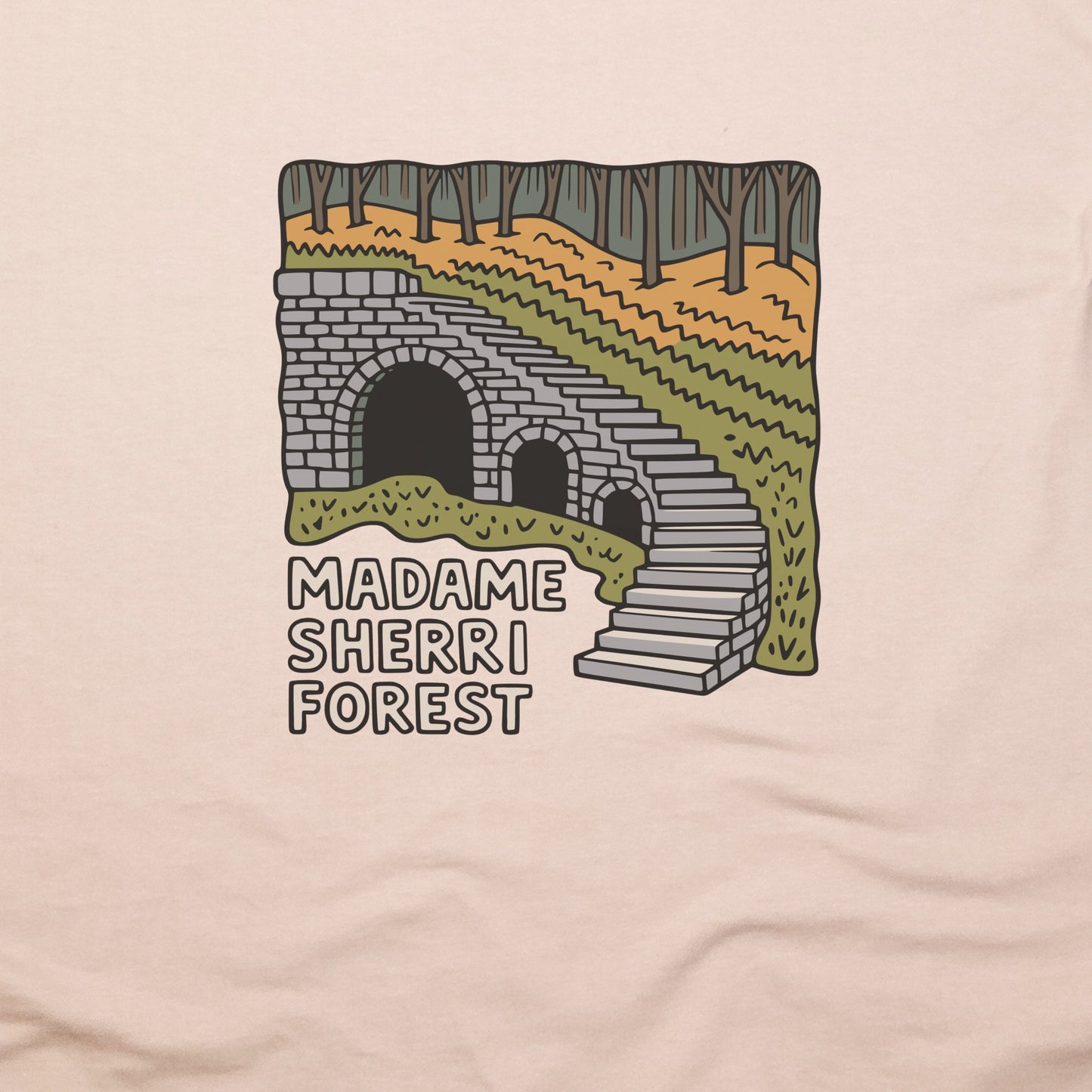 Madame Sherri Forest T-Shirt Adventure and Outdoors Themed T-Shirt