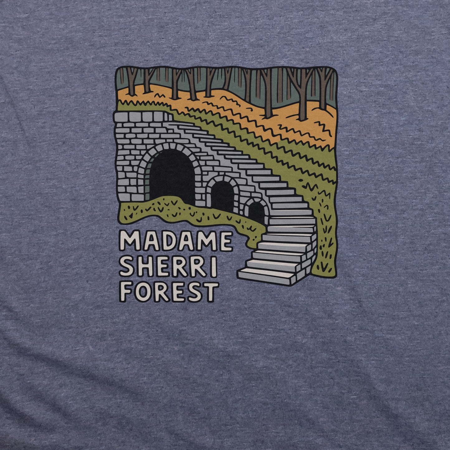 Madame Sherri Forest T-Shirt Adventure and Outdoors Themed T-Shirt