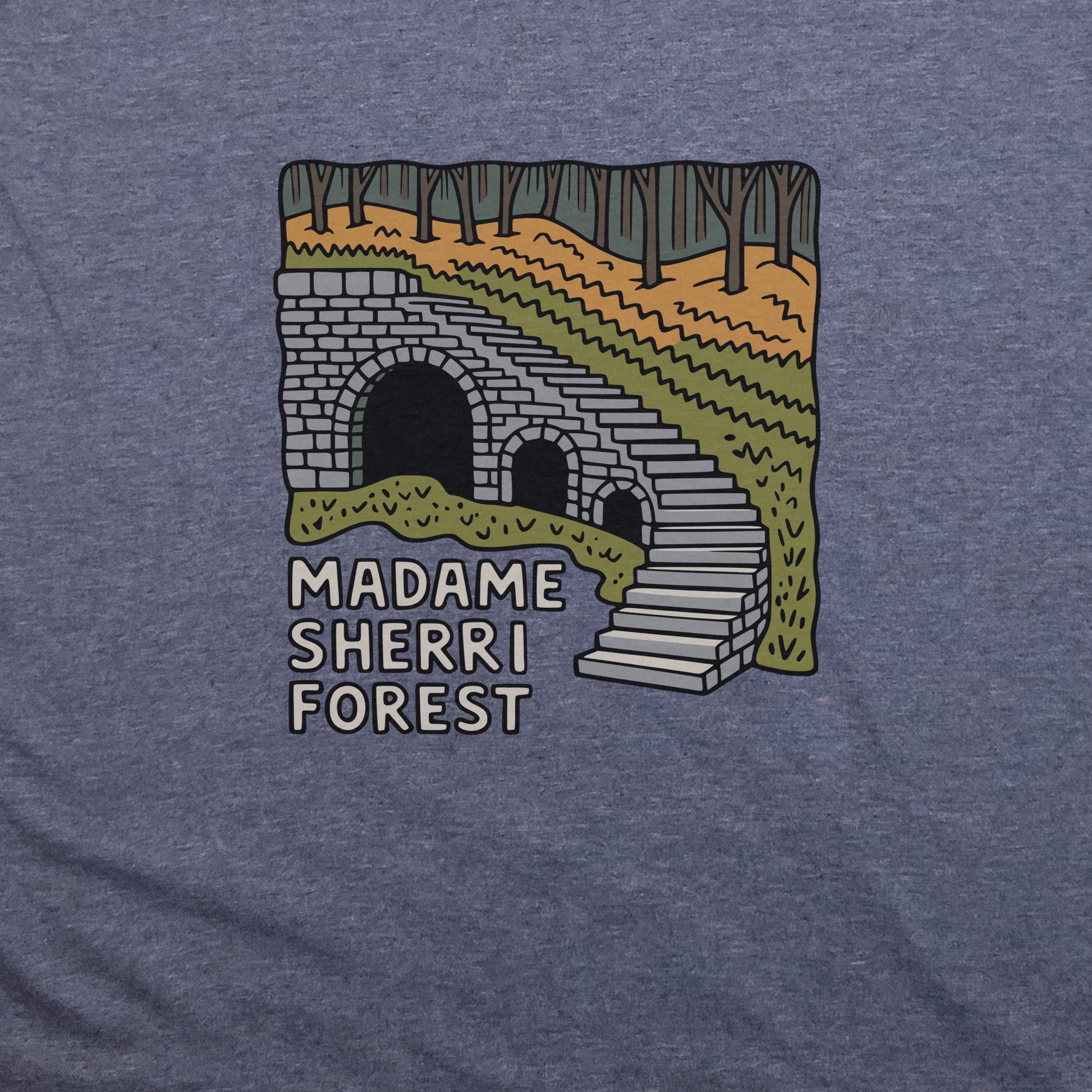 Madame Sherri Forest T-Shirt Adventure and Outdoors Themed T-Shirt