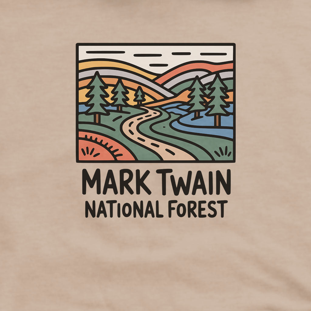 Mark Twain National Forest Hoodie Adventure and Outdoors Themed Hoodie