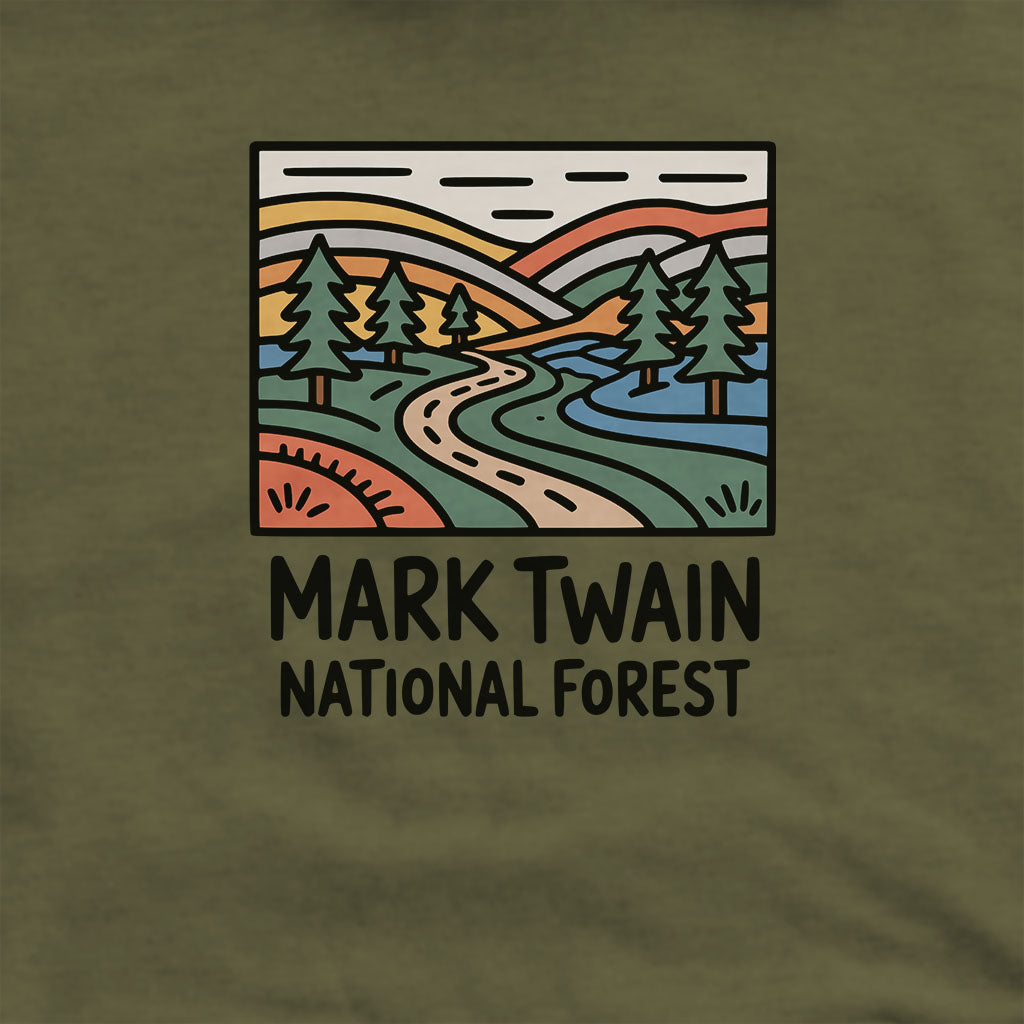 Mark Twain National Forest Hoodie Adventure and Outdoors Themed Hoodie