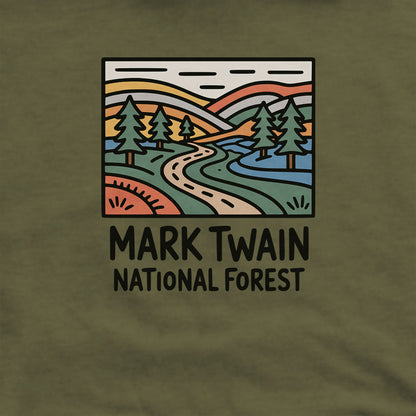 Mark Twain National Forest Hoodie Adventure and Outdoors Themed Hoodie