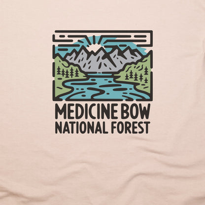 Medicine Bow National Forest T-Shirt Adventure and Outdoors Themed T-Shirt