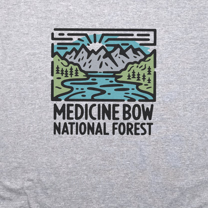 Medicine Bow National Forest T-Shirt Adventure and Outdoors Themed T-Shirt