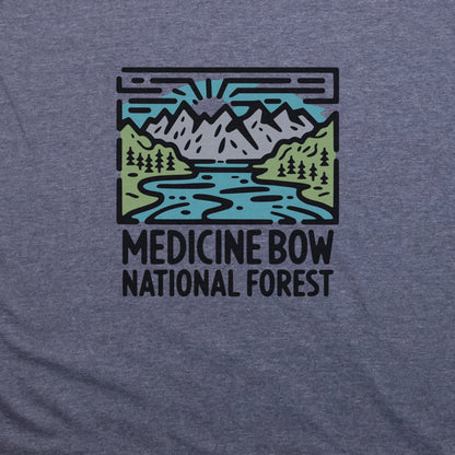 Medicine Bow National Forest T-Shirt Adventure and Outdoors Themed T-Shirt