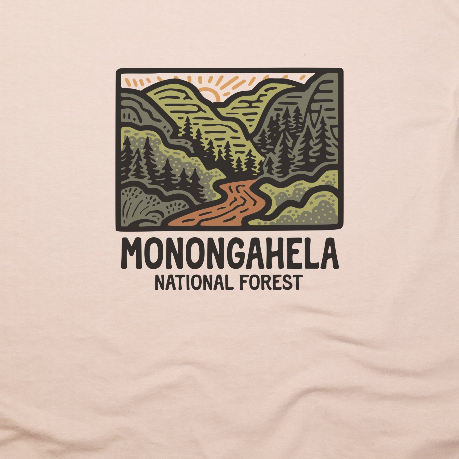 Monongahela National Forest T-Shirt Adventure and Outdoors Themed T-Shirt
