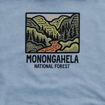 Monongahela National Forest Crewneck Sweatshirt Adventure and Outdoors Themed Sweatshirt