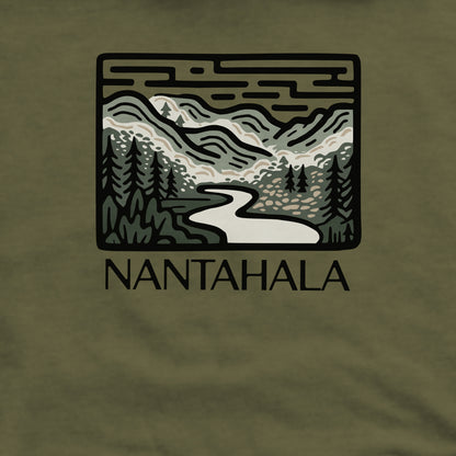 Nantahala National Forest Crewneck Sweatshirt Adventure and Outdoors Themed Sweatshirt