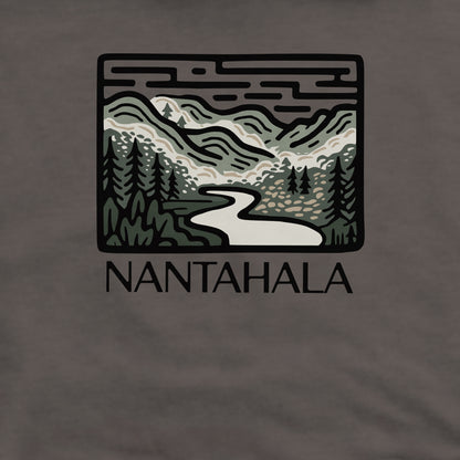 Nantahala National Forest Crewneck Sweatshirt Adventure and Outdoors Themed Sweatshirt