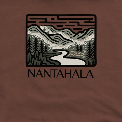 Nantahala National Forest Crewneck Sweatshirt Adventure and Outdoors Themed Sweatshirt
